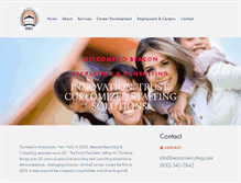 Tablet Screenshot of beaconrecruiting.com